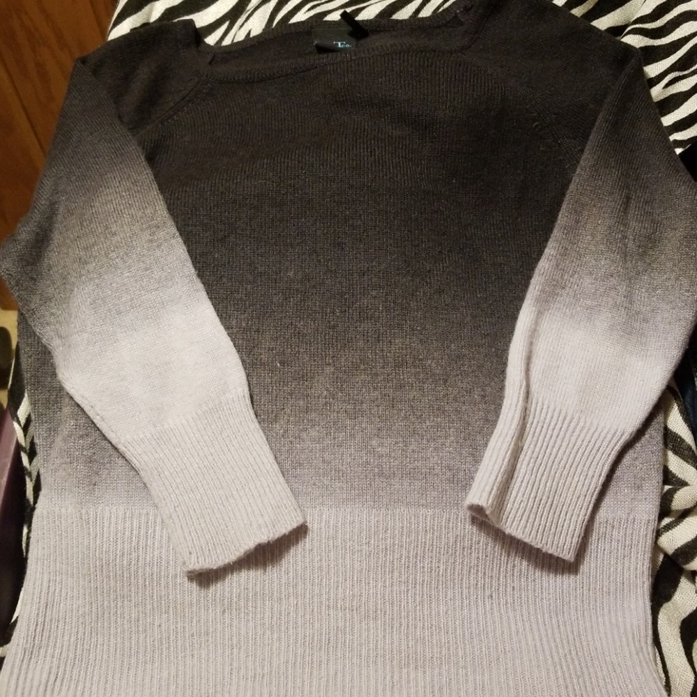 Sweater made with Angora rabbit hair.